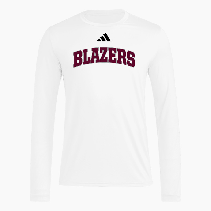 NEW Lutheran BLAZERS <span class="pdp-name-mascot">NORTHEASTERN WI LUTHERAN BLAZERS</span> adidas Men's Long Sleeve Pregame Tee