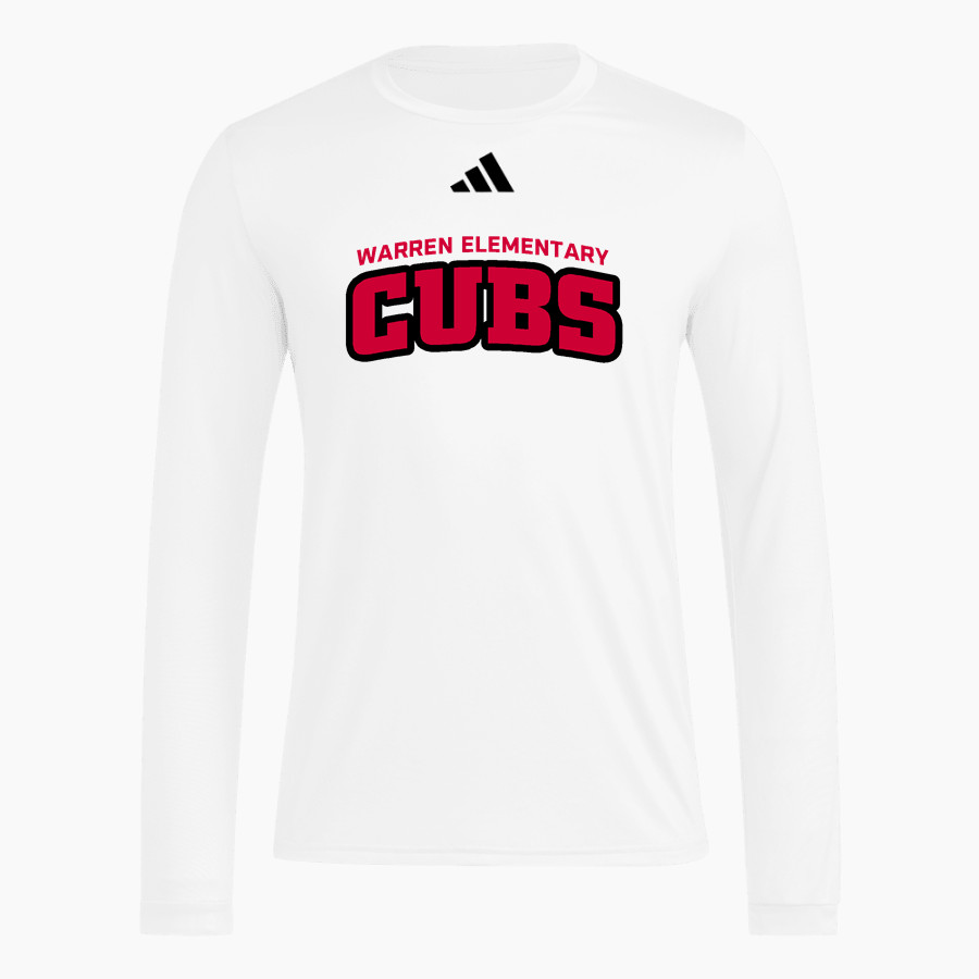 Warren Elementary Cubs <span class="pdp-name-mascot">Warren Elementary School Cubs</span> adidas Men's Long Sleeve Pregame Tee