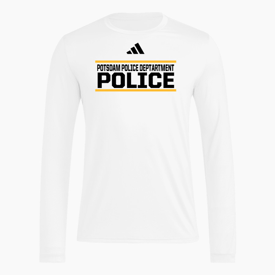 Potsdam Police Deptartment Police <span class="pdp-name-mascot">Potsdam Police Deptartment Police</span> adidas Men's Long Sleeve Pregame Tee