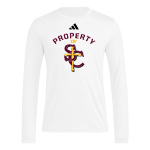 Sunnyside Christian Knights <span class="pdp-name-mascot">Sunnyside Christian Knights</span> adidas Men's Long Sleeve Pregame Tee Front Thumbnail