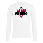 Viterbo V-Hawks <span class="pdp-name-mascot">Viterbo V-Hawks</span> adidas Men's Long Sleeve Pregame Tee Front Thumbnail