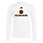 MONROE CENTRAL HIGH SCHOOL GOLDEN BEARS <span class="pdp-name-mascot">MONROE GOLDEN BEARS</span> adidas Men's Long Sleeve Pregame Tee Front Thumbnail