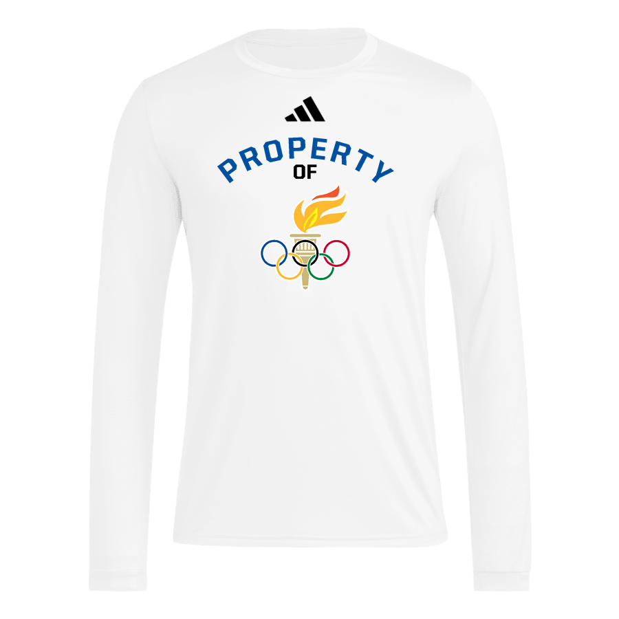LEUZINGER HIGH SCHOOL OLYMPIANS <span class="pdp-name-mascot">LEUZINGER OLYMPIANS</span> adidas Men's Long Sleeve Pregame Tee
