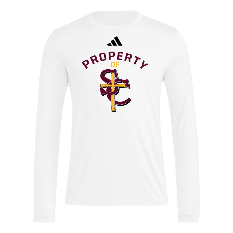 Sunnyside Christian Knights <span class="pdp-name-mascot">Sunnyside Christian Knights</span> adidas Men's Long Sleeve Pregame Tee