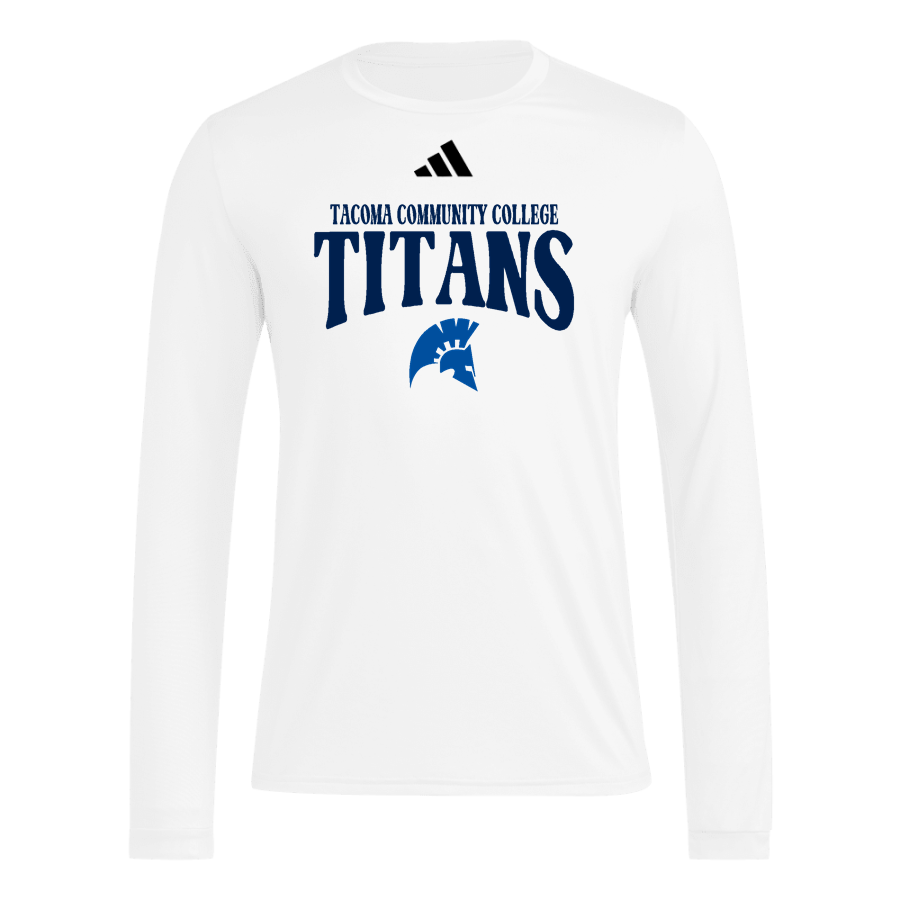 Tacoma Community College Titans <span class="pdp-name-mascot">Tacoma Community College Titans</span> adidas Men's Long Sleeve Pregame Tee