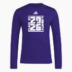 LIBERTY HIGH SCHOOL LIGHTNING <span class="pdp-name-mascot">LIBERTY LIGHTNING</span> adidas Men's Long Sleeve Pregame Tee Front Thumbnail