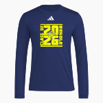 BENDLE HIGH SCHOOL TIGERS <span class="pdp-name-mascot">BENDLE TIGERS</span> adidas Men's Long Sleeve Pregame Tee Front Thumbnail