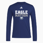 Legacy Eagles <span class="pdp-name-mascot">Legacy Charter Eagles</span> adidas Men's Long Sleeve Pregame Tee Front Thumbnail