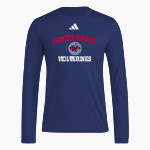 Frontier Academy Wolverines <span class="pdp-name-mascot">Frontier Academy Wolverines</span> adidas Men's Long Sleeve Pregame Tee Front Thumbnail