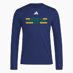 St. Patrick of Heatherdowns Irish <span class="pdp-name-mascot">St. Patrick of Heatherdowns Irish</span> adidas Men's Long Sleeve Pregame Tee Front Thumbnail
