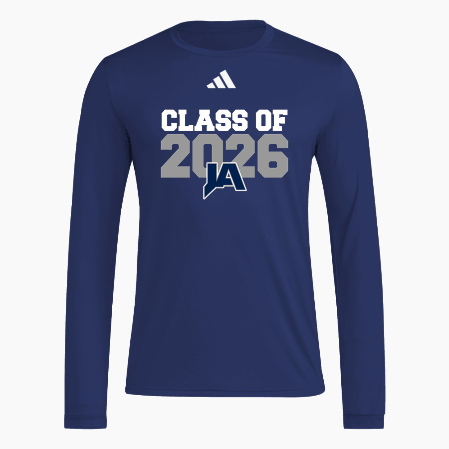 JACKSON ACADEMY RAIDERS <span class="pdp-name-mascot">JACKSON ACADEMY RAIDERS</span> adidas Men's Long Sleeve Pregame Tee
