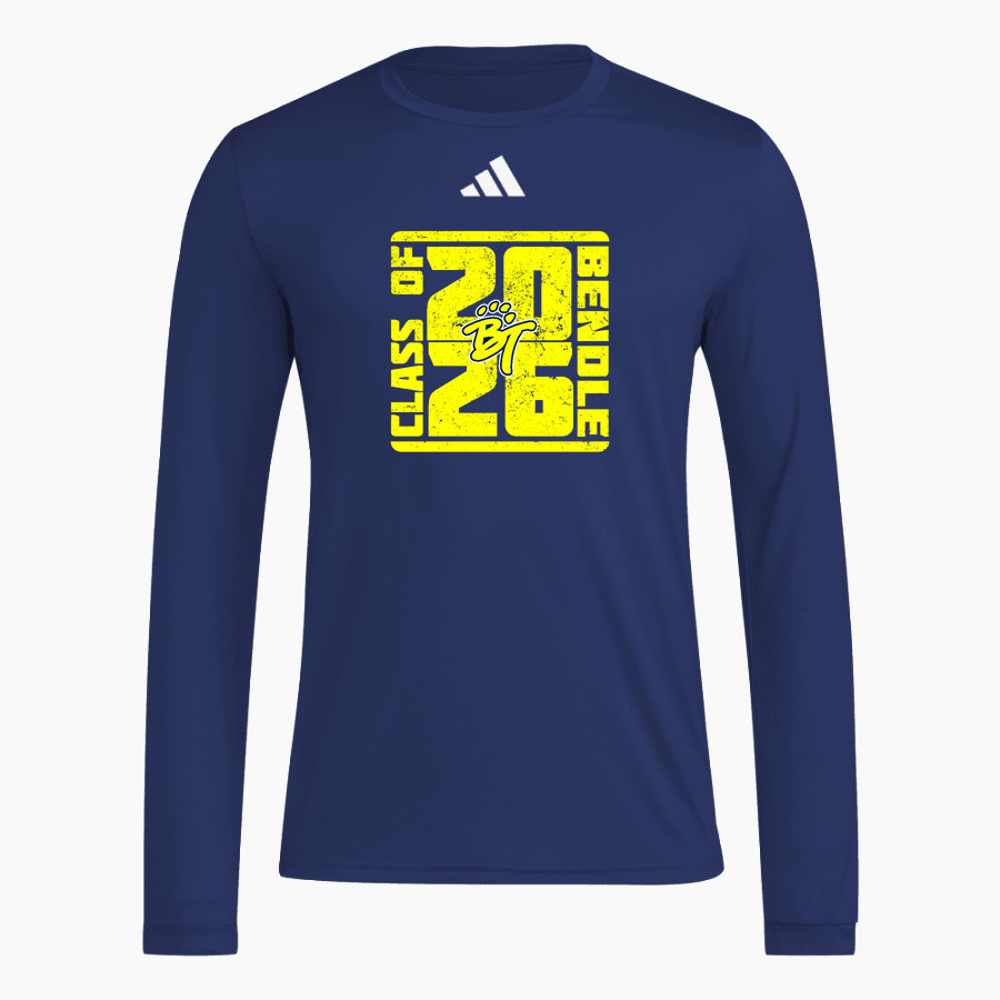 BENDLE HIGH SCHOOL TIGERS <span class="pdp-name-mascot">BENDLE TIGERS</span> adidas Men's Long Sleeve Pregame Tee