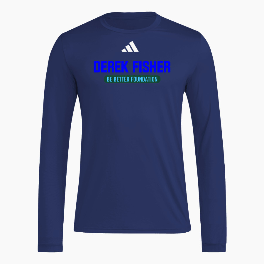 Be Better Foundation Team Derek Fisher adidas Men's Long Sleeve Pregame Tee