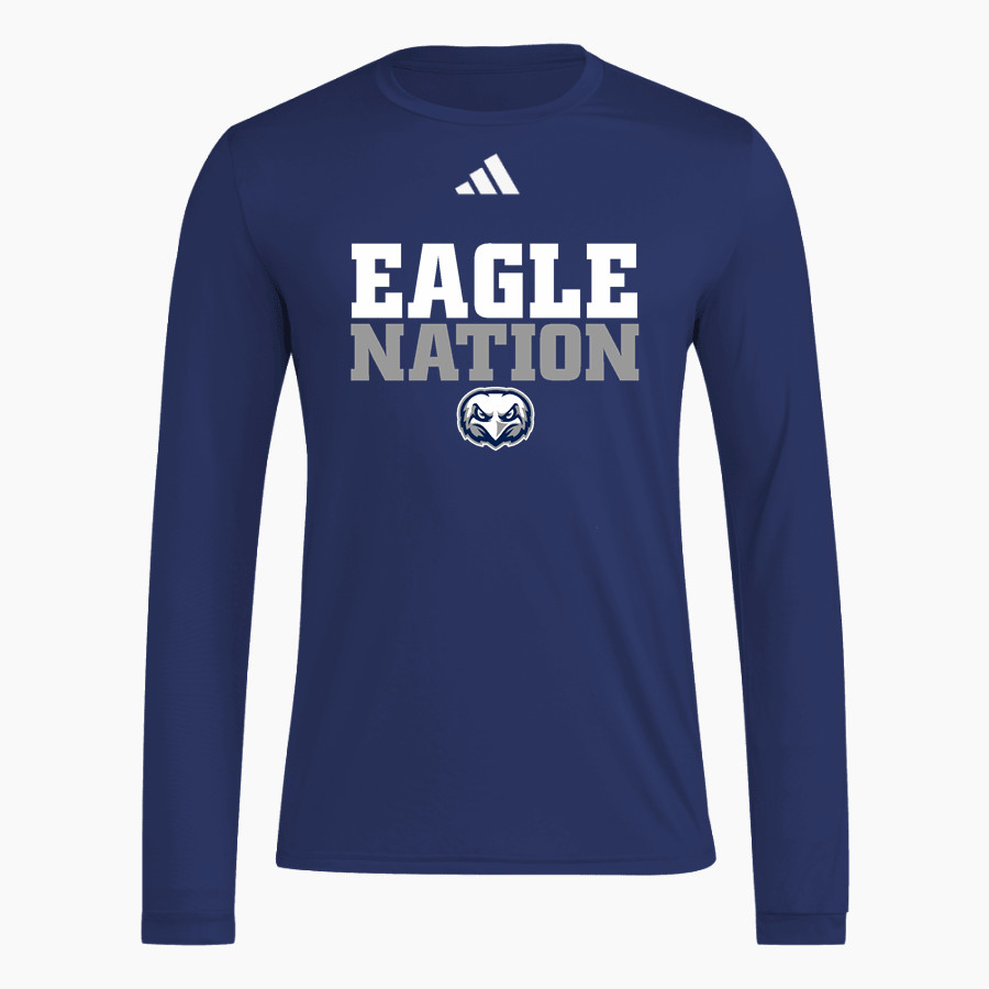 Legacy Eagles <span class="pdp-name-mascot">Legacy Charter Eagles</span> adidas Men's Long Sleeve Pregame Tee