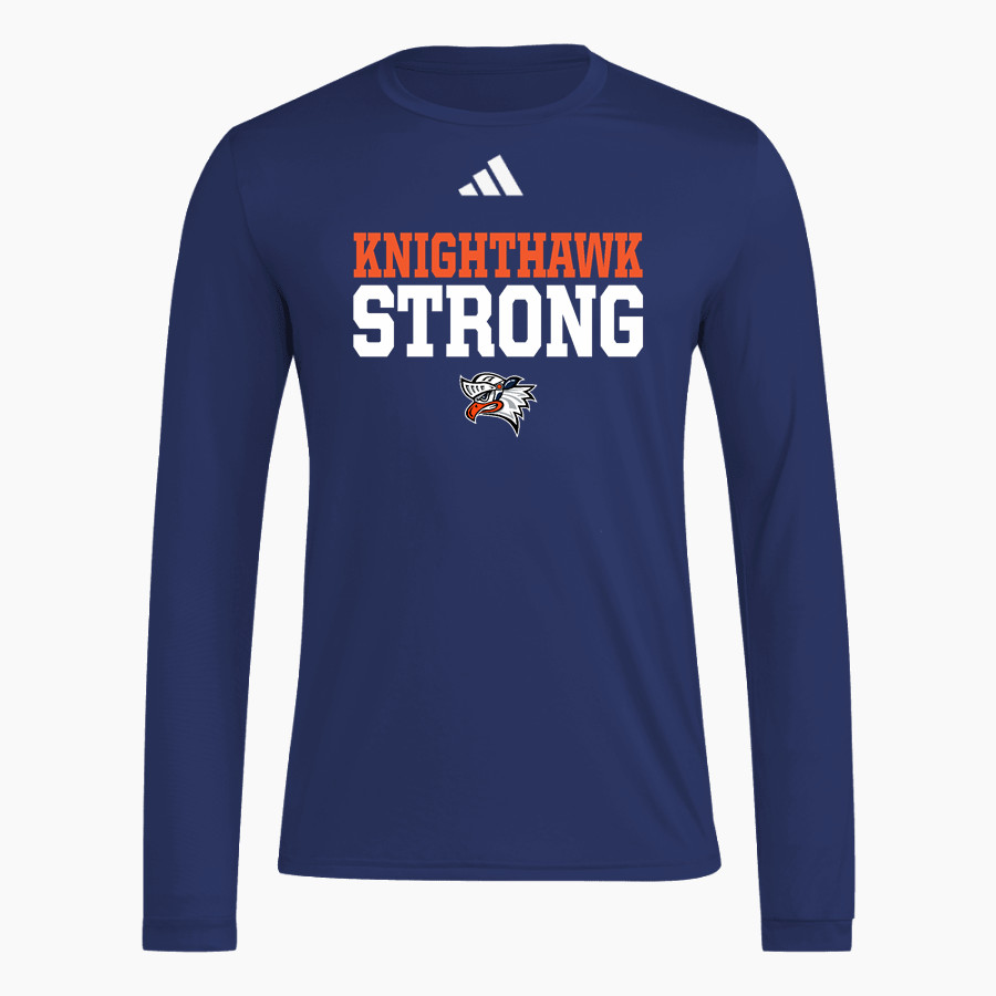 Pleasant Knoll Knighthawks <span class="pdp-name-mascot">Pleasant Knoll Middle School Knighthawks</span> adidas Men's Long Sleeve Pregame Tee