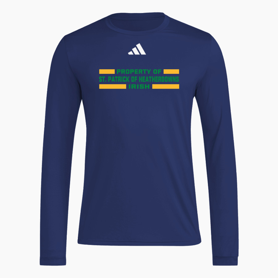 St. Patrick of Heatherdowns Irish <span class="pdp-name-mascot">St. Patrick of Heatherdowns Irish</span> adidas Men's Long Sleeve Pregame Tee