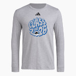 LITTLE WOUND HIGH SCHOOL MUSTANGS <span class="pdp-name-mascot">LITTLE WOUND MUSTANGS</span> adidas Men's Long Sleeve Pregame Tee Front Thumbnail