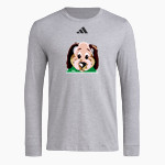 NYC Police Athletic League Online Store <span class="pdp-name-mascot">New York City PAL</span> adidas Men's Long Sleeve Pregame Tee Front Thumbnail