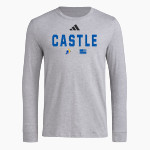 Castle Knights <span class="pdp-name-mascot">Castle Knights</span> adidas Men's Long Sleeve Pregame Tee Front Thumbnail