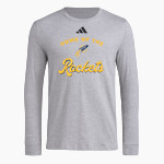 Broughal Rockets <span class="pdp-name-mascot">Broughal Rockets</span> adidas Men's Long Sleeve Pregame Tee Front Thumbnail
