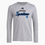 CENTENNIAL HIGH SCHOOL SPARTANS <span class="pdp-name-mascot">CENTENNIAL SPARTANS</span> adidas Men's Long Sleeve Pregame Tee Front Thumbnail
