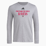 PORTSMOUTH ABBEY SCHOOL RAVENS <span class="pdp-name-mascot">PORTSMOUTH ABBEY RAVENS</span> adidas Men's Long Sleeve Pregame Tee Front Thumbnail