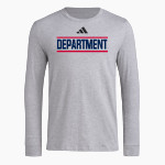 Bureau Of Fire Harrisburg Department <span class="pdp-name-mascot">Bureau Of Fire Harrisburg Department</span> adidas Men's Long Sleeve Pregame Tee Front Thumbnail