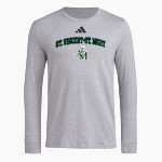 ST. VINCENT-ST. MARY H S FIGHTING IRISH adidas Men's Long Sleeve Pregame Tee Front Thumbnail