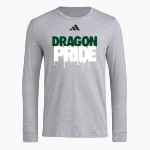 Delphian Dragons adidas Men's Long Sleeve Pregame Tee Front Thumbnail