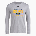 DETROIT COUNTRY DAY SCHOOL YELLOWJACKETS <span class="pdp-name-mascot">DETROIT YELLOWJACKETS</span> adidas Men's Long Sleeve Pregame Tee Front Thumbnail