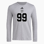 Dr. Thomas Randle Lions <span class="pdp-name-mascot">Thomas Randle HS Lions</span> adidas Men's Long Sleeve Pregame Tee Front Thumbnail