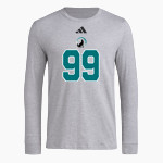Canyon Creek Coyotes <span class="pdp-name-mascot">Canyon Creek Elementary</span> adidas Men's Long Sleeve Pregame Tee Front Thumbnail