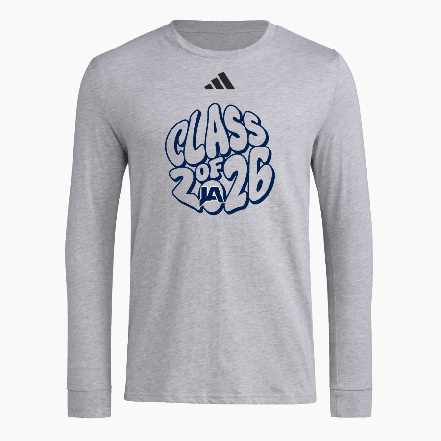 JACKSON ACADEMY RAIDERS <span class="pdp-name-mascot">JACKSON ACADEMY RAIDERS</span> adidas Men's Long Sleeve Pregame Tee