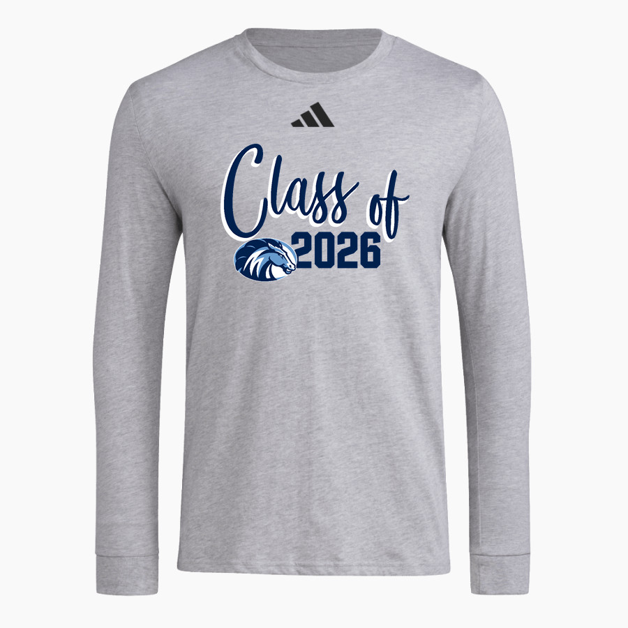 MEADOWDALE HIGH SCHOOL MAVERICKS <span class="pdp-name-mascot">MEADOWDALE MAVERICKS</span> adidas Men's Long Sleeve Pregame Tee