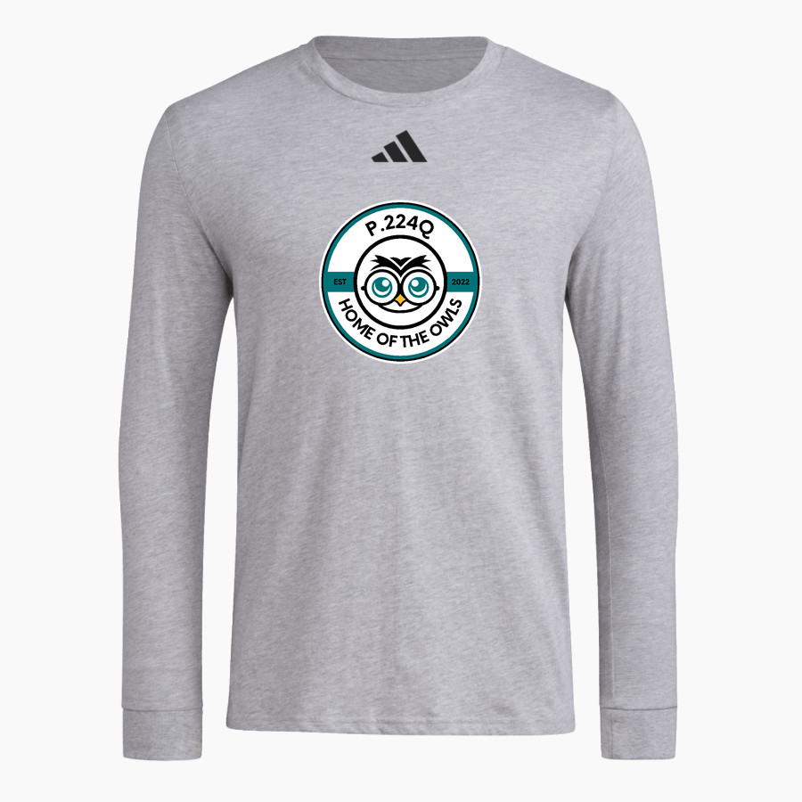 P224Q Online Apparel Store <span class="pdp-name-mascot">P224Q</span> adidas Men's Long Sleeve Pregame Tee