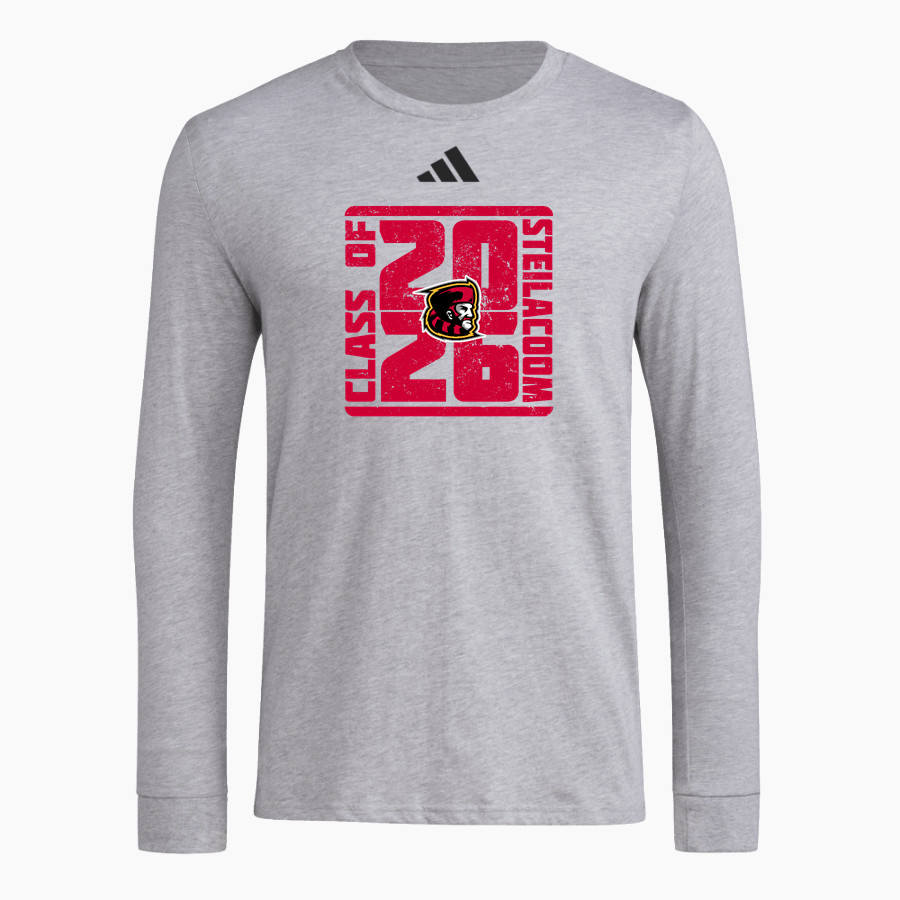 Steilacoom Sentinels adidas Men's Long Sleeve Pregame Tee