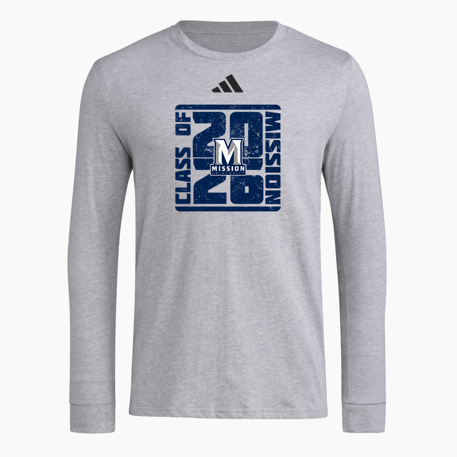 Mission University Mission University adidas Men's Long Sleeve Pregame Tee