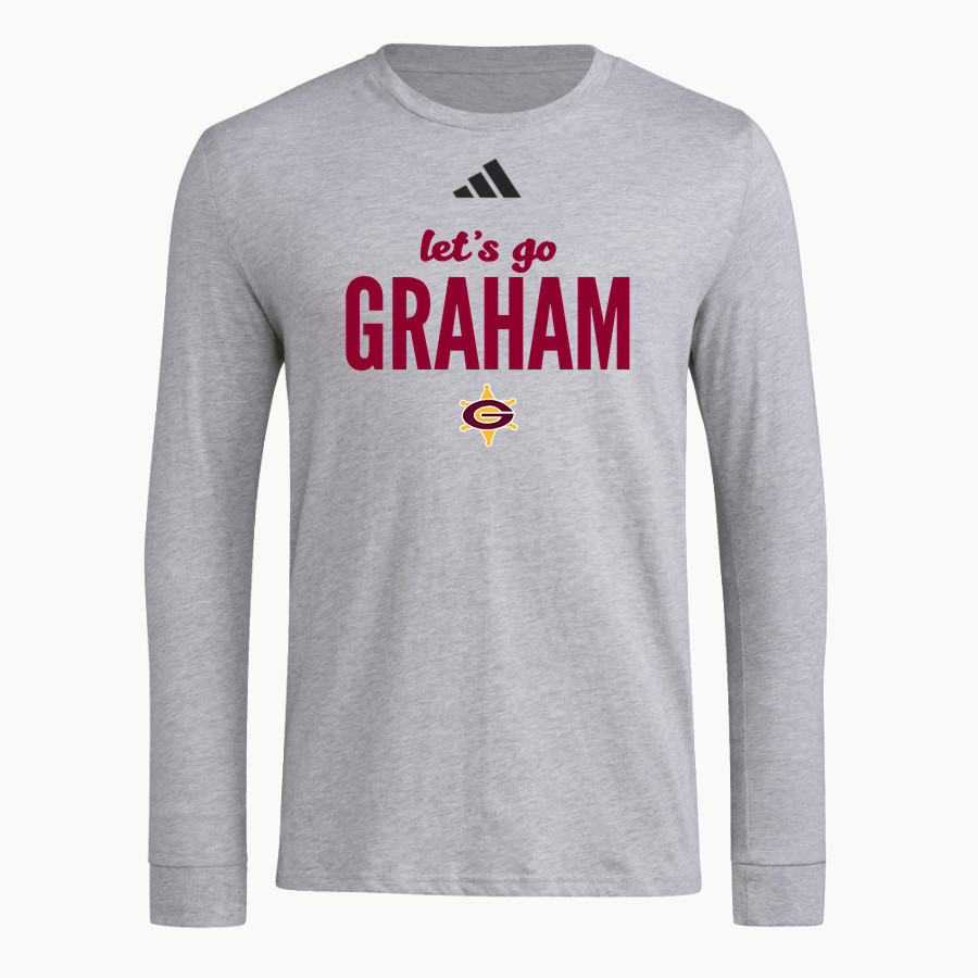 Graham G-men <span class="pdp-name-mascot">Graham G-men</span> adidas Men's Long Sleeve Pregame Tee