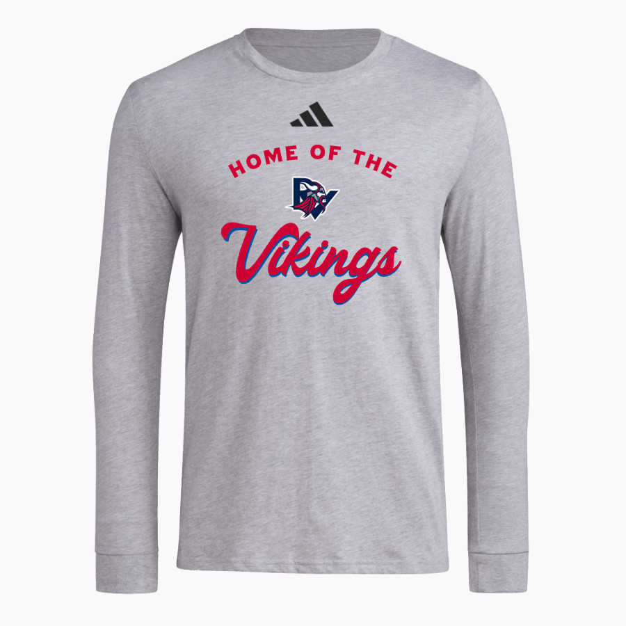 RIVERSIDE HIGH SCHOOL VIKINGS adidas Men's Long Sleeve Pregame Tee