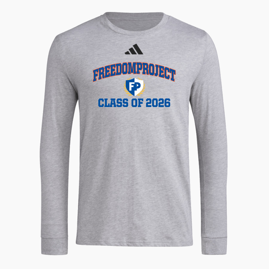 FreedomProject Academy <span class="pdp-name-mascot">FreedomProject Academy Founders</span> adidas Men's Long Sleeve Pregame Tee