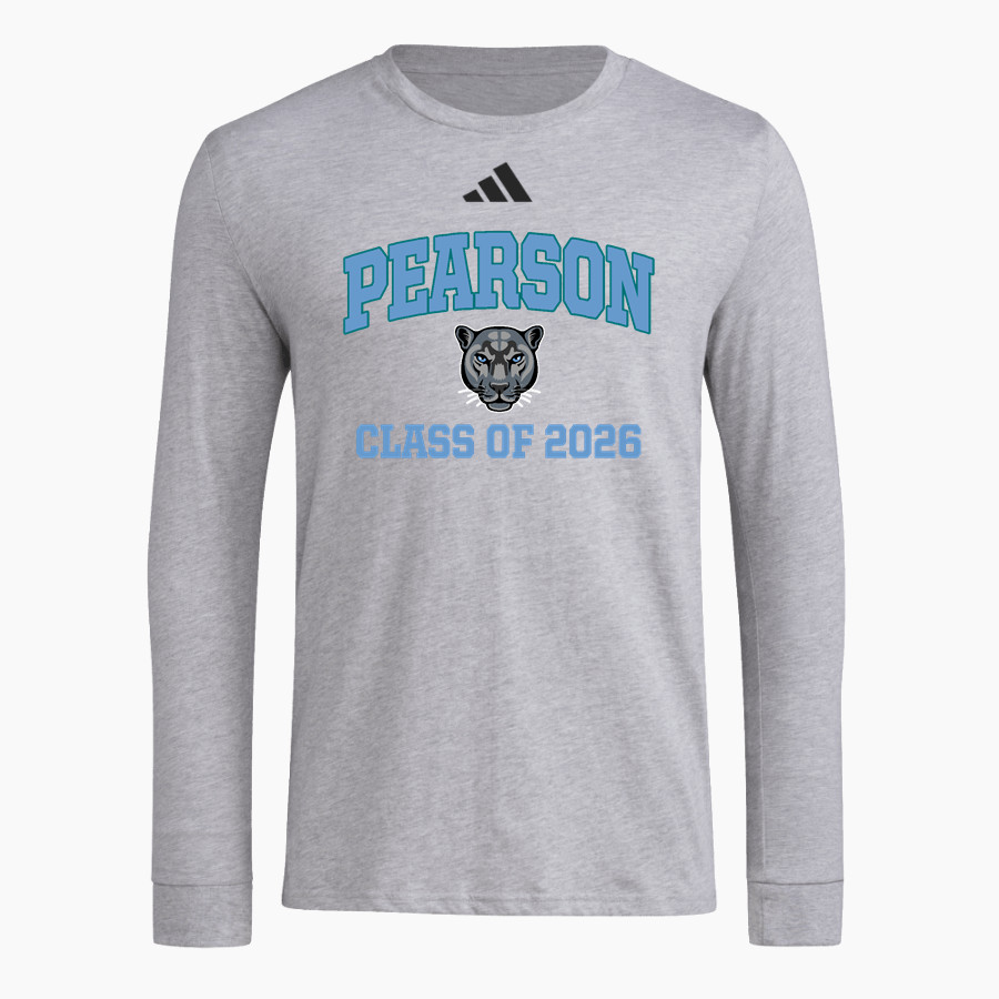 Pearson Panthers <span class="pdp-name-mascot">Pearson School Panthers</span> adidas Men's Long Sleeve Pregame Tee