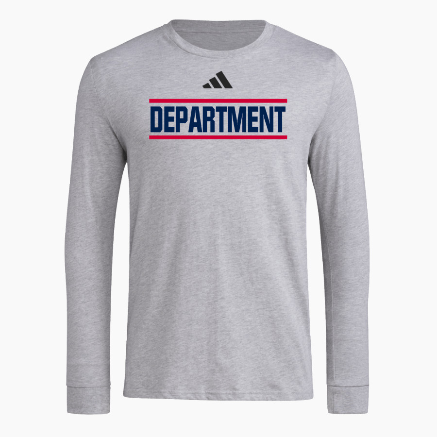 Bureau Of Fire Harrisburg Department <span class="pdp-name-mascot">Bureau Of Fire Harrisburg Department</span> adidas Men's Long Sleeve Pregame Tee