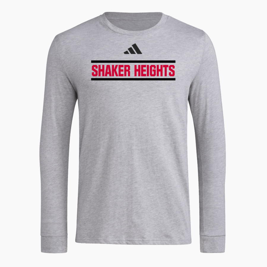 Shaker Heights Schools <span class="pdp-name-mascot">Shaker Heights</span> adidas Men's Long Sleeve Pregame Tee
