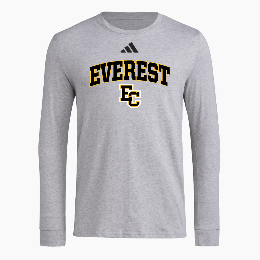 Everest Academy <span class="pdp-name-mascot">Everest Mountaineers</span> adidas Men's Long Sleeve Pregame Tee