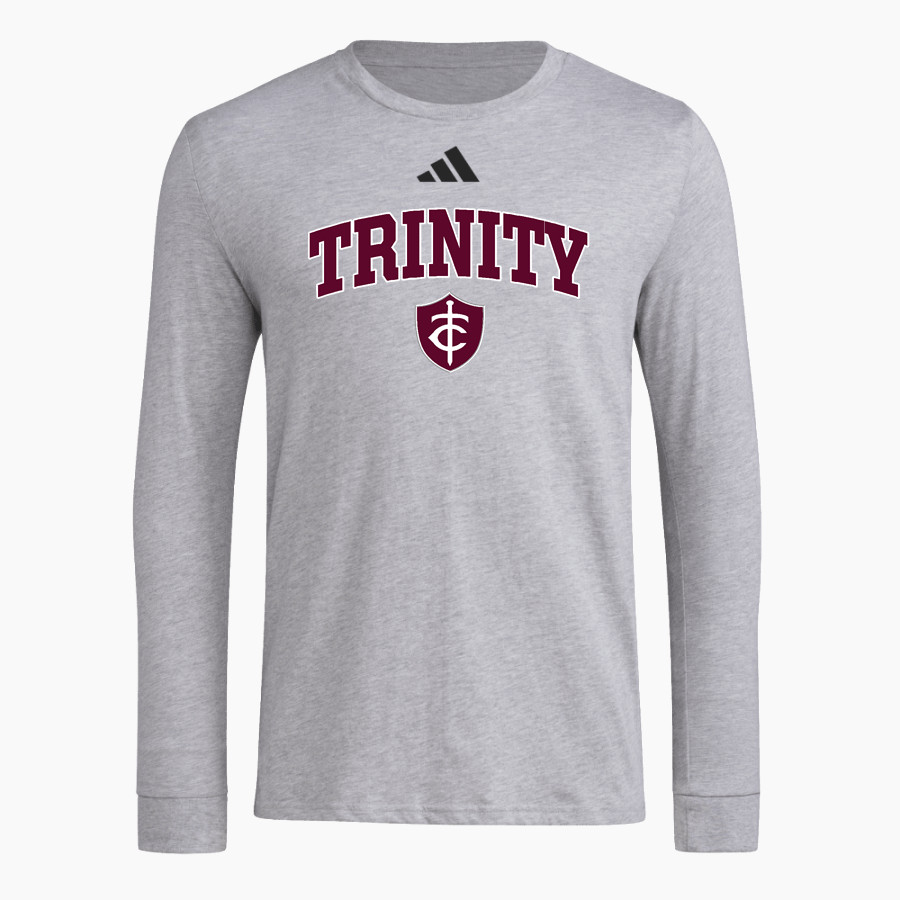 Trinity Warriors <span class="pdp-name-mascot">Trinity Christian Warriors</span> adidas Men's Long Sleeve Pregame Tee