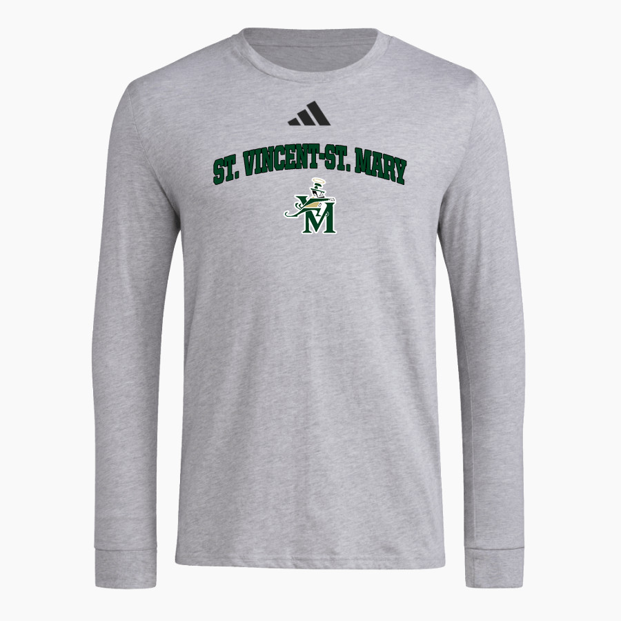 ST. VINCENT-ST. MARY H S FIGHTING IRISH adidas Men's Long Sleeve Pregame Tee