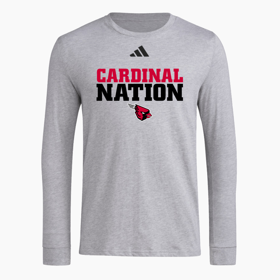 FORRESTON HIGH SCHOOL CARDINALS <span class="pdp-name-mascot">FORRESTON CARDINALS</span> adidas Men's Long Sleeve Pregame Tee