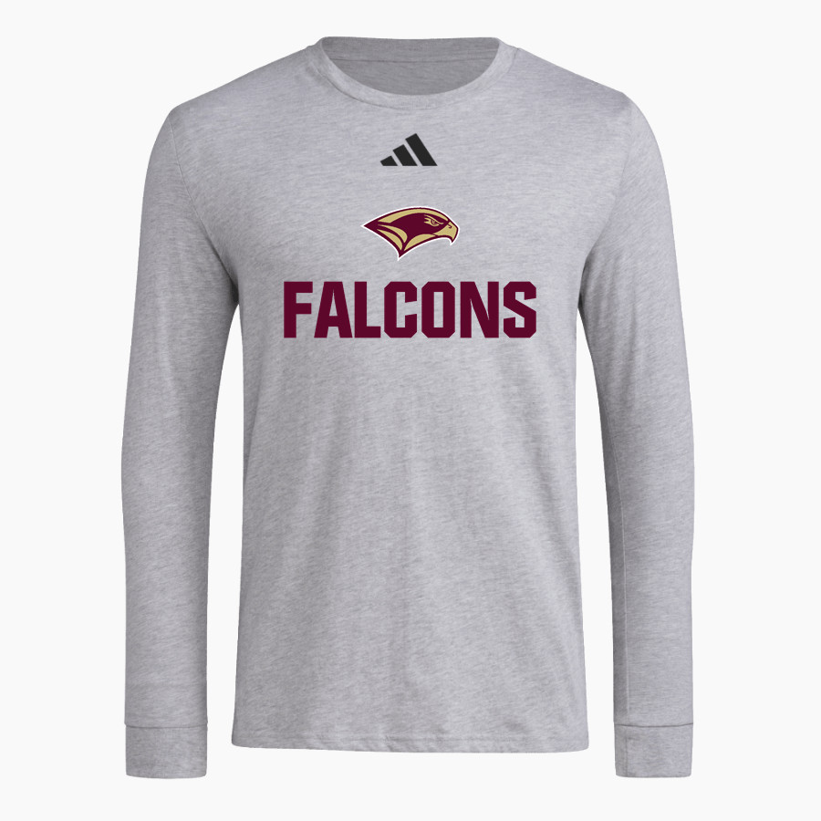 Scotts Valley Falcons adidas Men's Long Sleeve Pregame Tee