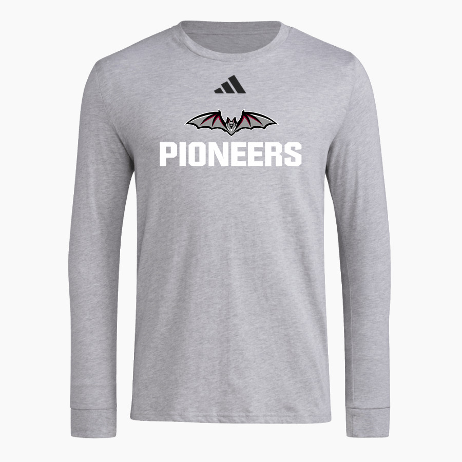 Transylvania University Official Store of the Pioneers <span class="pdp-name-mascot">Transylvania Pioneers</span> adidas Men's Long Sleeve Pregame Tee