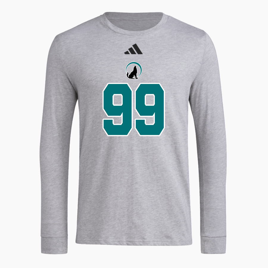 Canyon Creek Coyotes <span class="pdp-name-mascot">Canyon Creek Elementary</span> adidas Men's Long Sleeve Pregame Tee